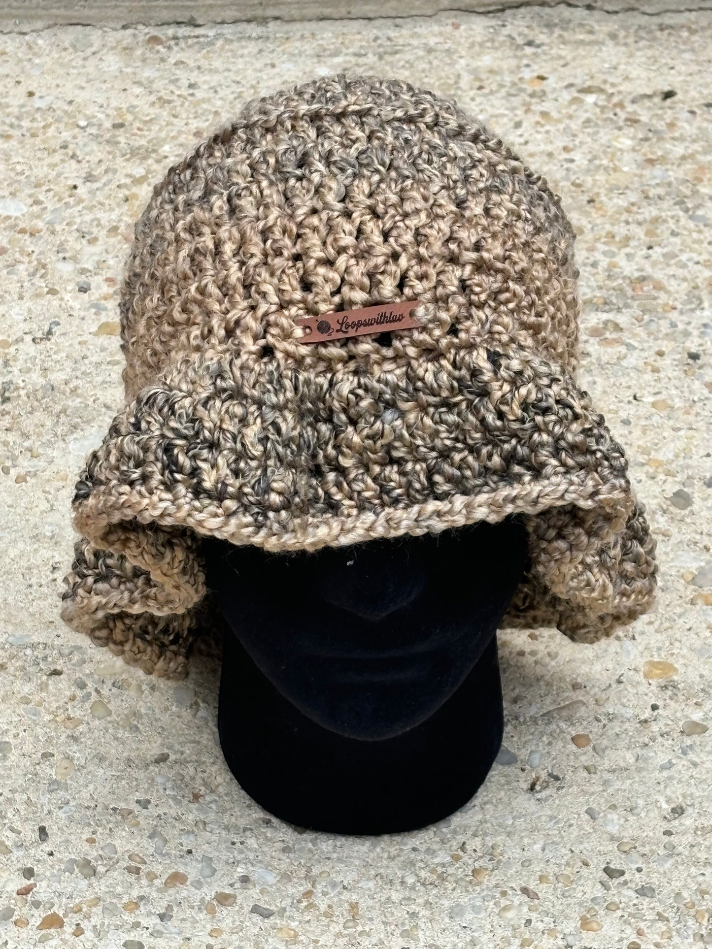 Like Satin Ruffle Hat
