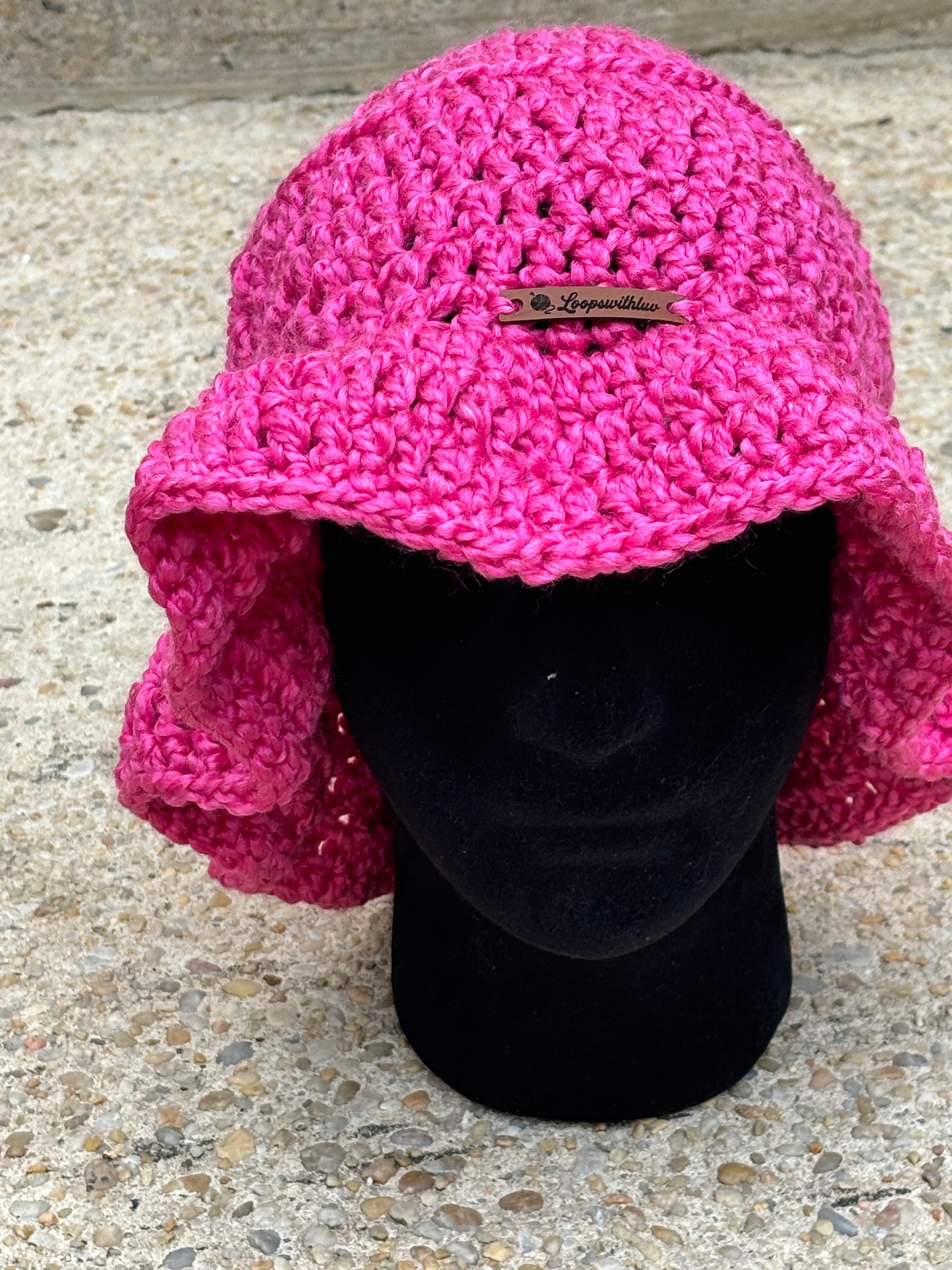 Like Satin Ruffle Hat