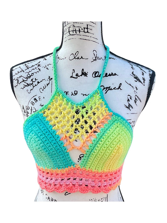 Caged Halter Top