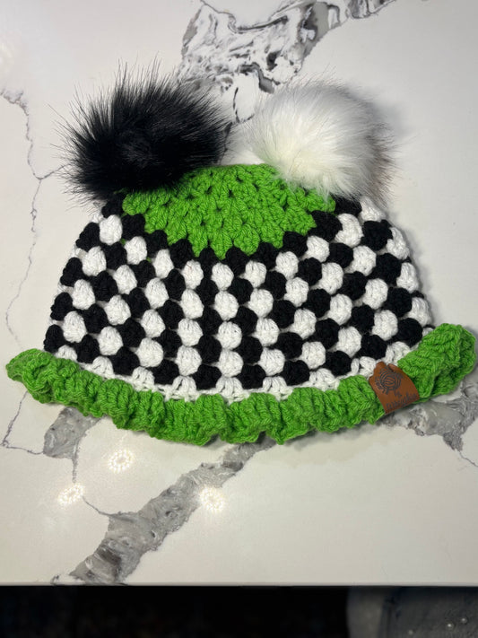 Monster Pom Pom Hat
